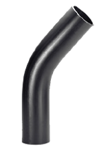An image of a 45 degree polyethylene sweep bend.