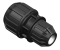 A 3D rendering of a metric compression universal coupling.